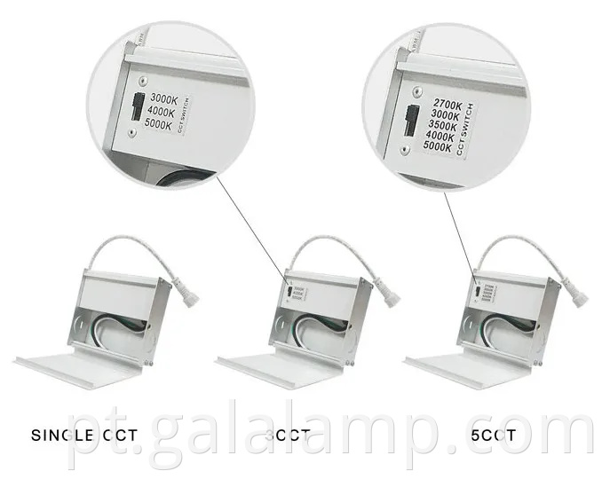 Luz de teto LED diminuído de 12W de 12W para interiores modernos